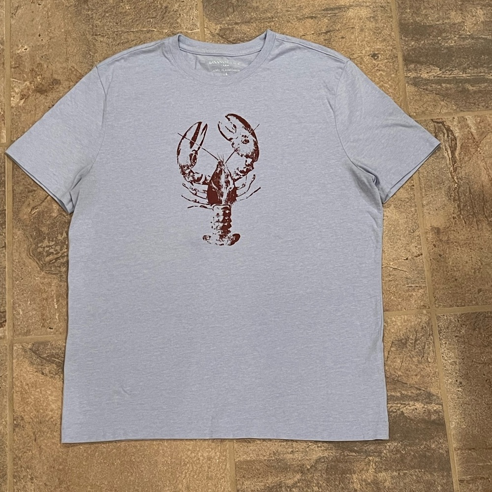 Men’s banana republic T-shirt blue size large